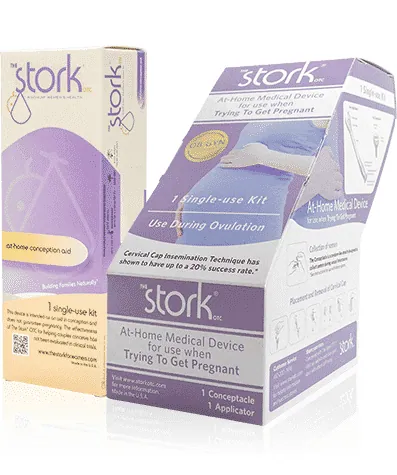 Preservativo que ayuda a concebir: The Stork