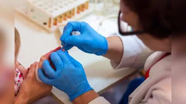 Prueba de hemoglobina en bebés y niños