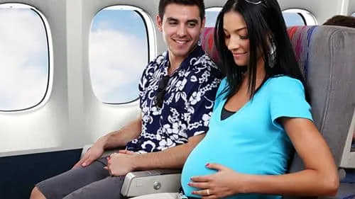 Viajar en avión durante el embarazo